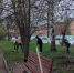 Общими усилиями студентов и учащихся был проведен субботник в Вятских Полянах. - Администрация г. Вятские Поляны